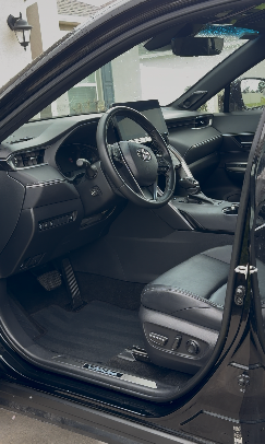 Detailed leather interior and dash